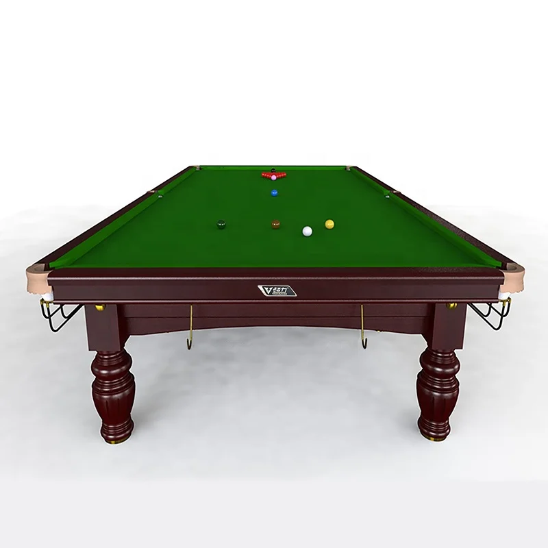 Professional Standard Snooker Billiard Tables 12FT Solid Wood Snooker Table For Sale