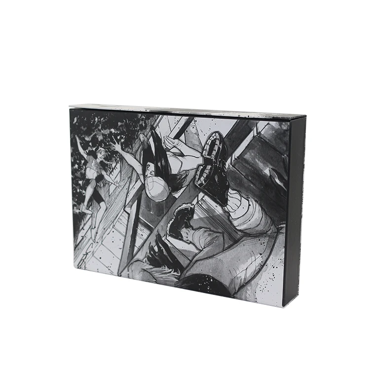 Wholesale video cassette magnetic closure paper box magnetic foldable box