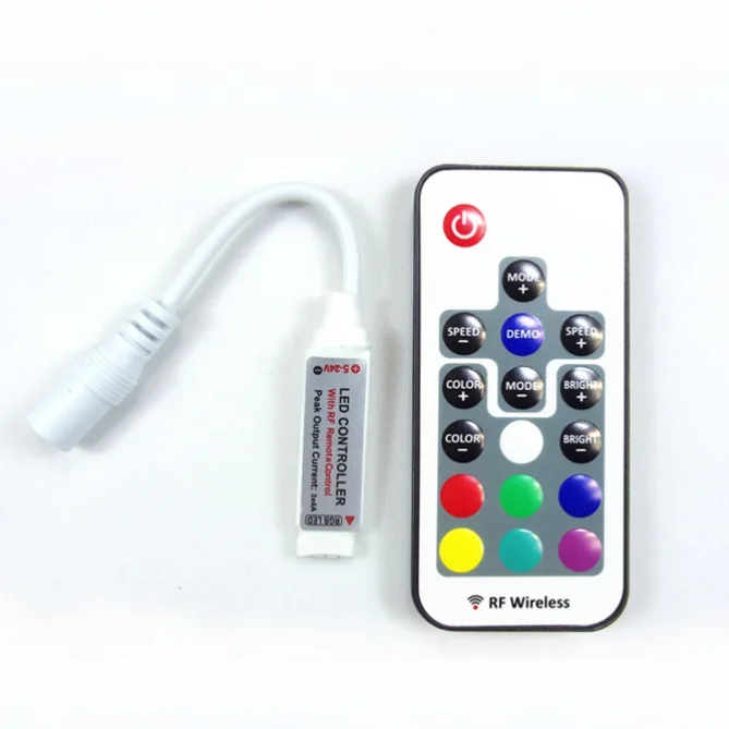 17 Key IR Remote Controller RGB Controller DC 12V For LED 3528/5050 Strip Light