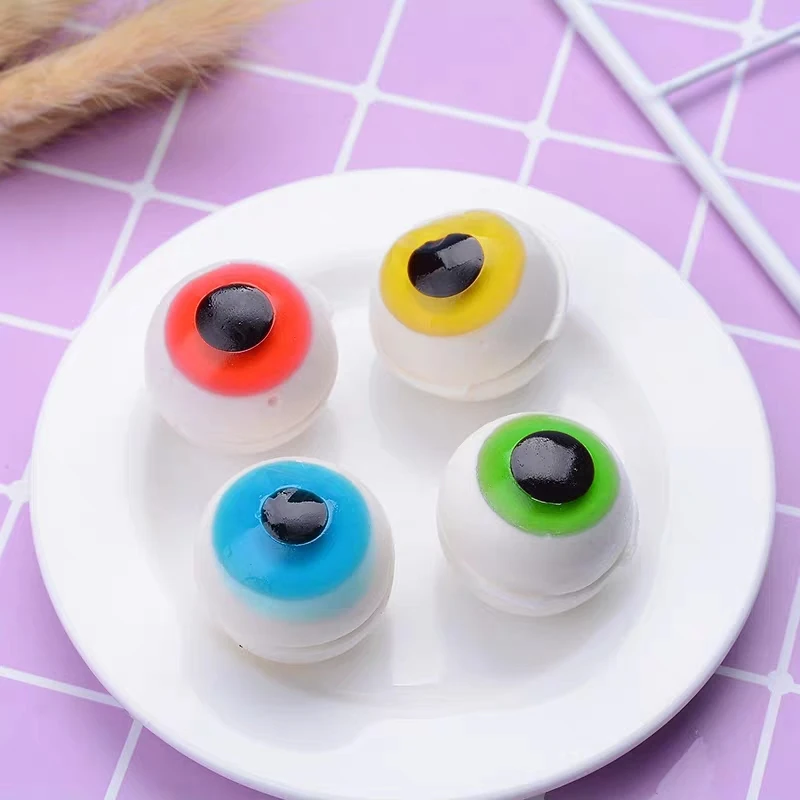
Halloween scary candy eye shape halal marshmallow for kids 