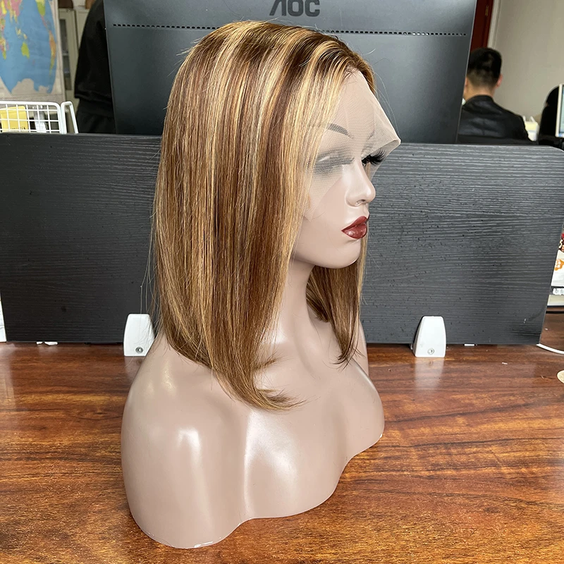 
Cheap natural human hair bob wigs lace front,human hair bob wigs human hair lace front,100 indian hair blunt cut bob wig 