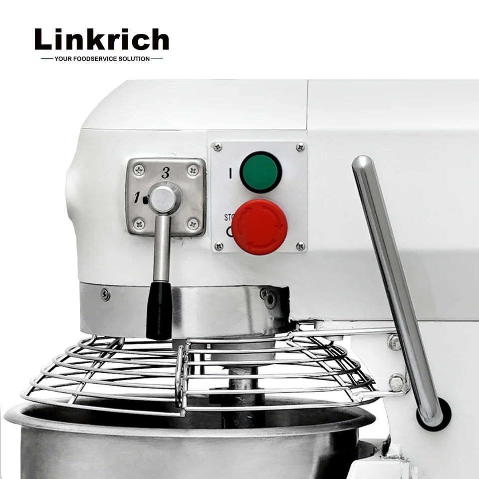 Linkrich 10L Commercial Electric Planetary Dough Egg Cake Cream Mixer Food Mixing Machine for Bakery