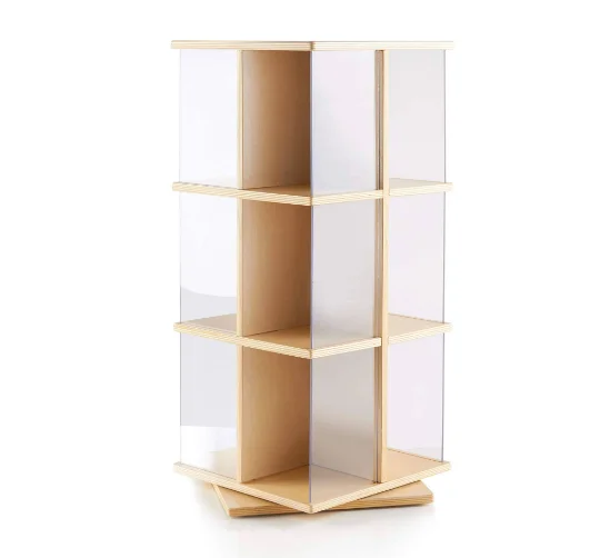 Kids Wooden Toy Display Book Storage Shelf