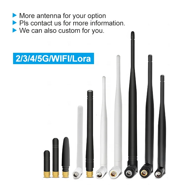 lora/lpwan antenna 433mhz 3dbi 4dbi dipole omni antenna external 4g LTE wifi 433mhz 915mhz mimo antenna