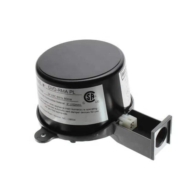 24V gas burner furnace vent damper  GVD 318441-000 Water Heater Vent Hood Flue Damper 46491600 replaces GVD-6 Vent Damper Motor