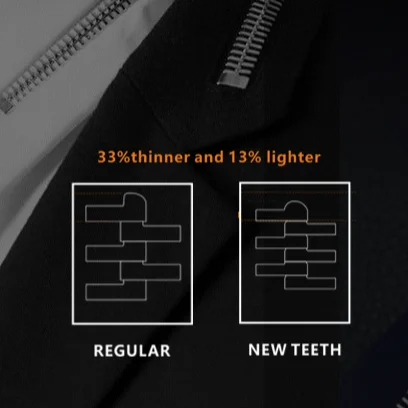 Wholesale #3 #5 #7 #8 #10 bag cremallera fermuar metallic zipper Custom logo zip metal jacket zipper