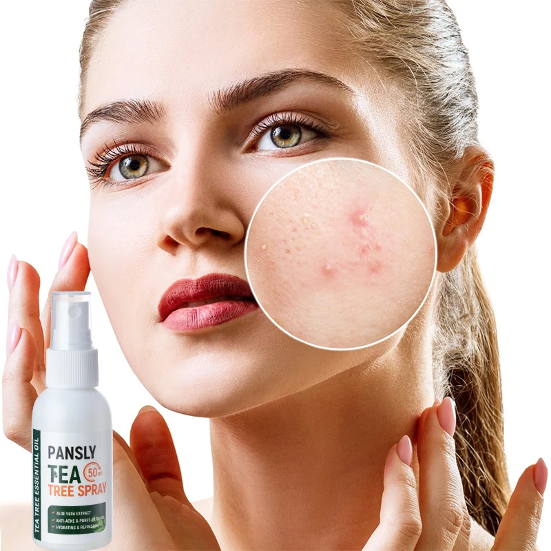 Pansly Dropshipping Private Label tea tree oil for acne scars Organic best oil for skin Tee Tree Toner  Essential Spray