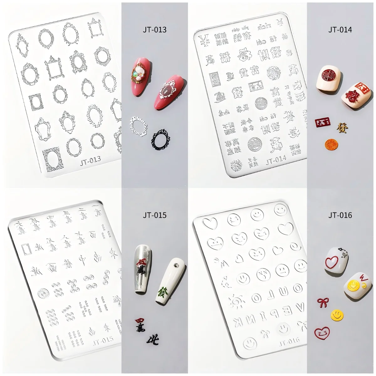 Custom Professional 3D Nail Art Transparent Silicon Print Molding Jelly Silicone Mold For Nails