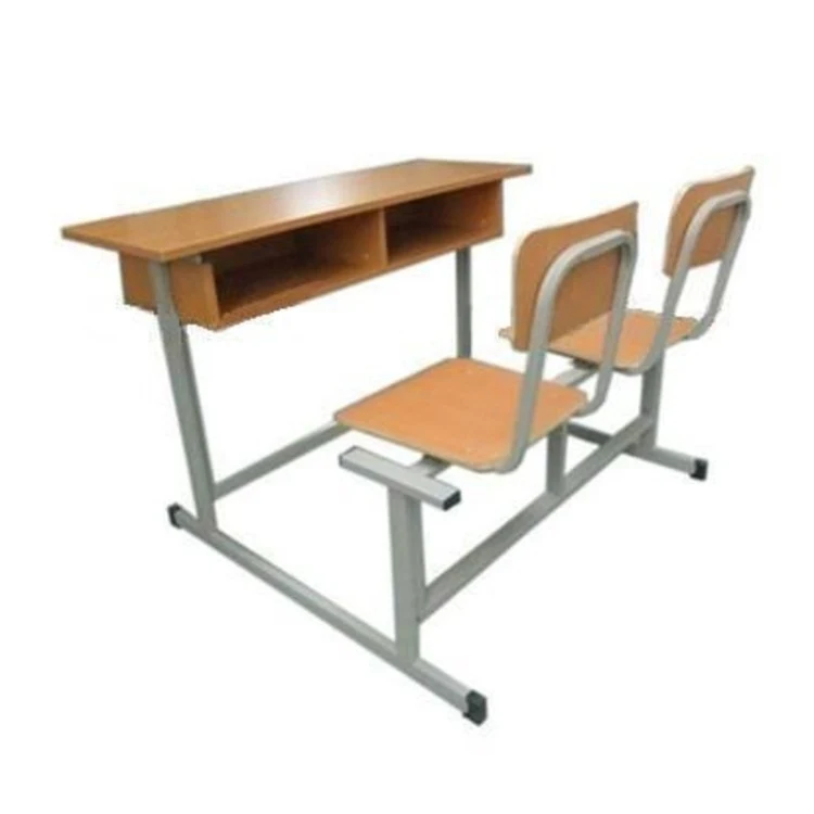 wooden school furniture study table and bench