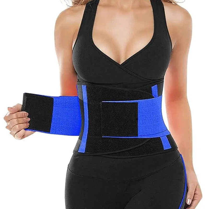 NANBIN Wholesale Adjustable Waist Support Belt Lower Back Brace Lumbar Support Belt Sweat Bands Waist Trimmer Shaper