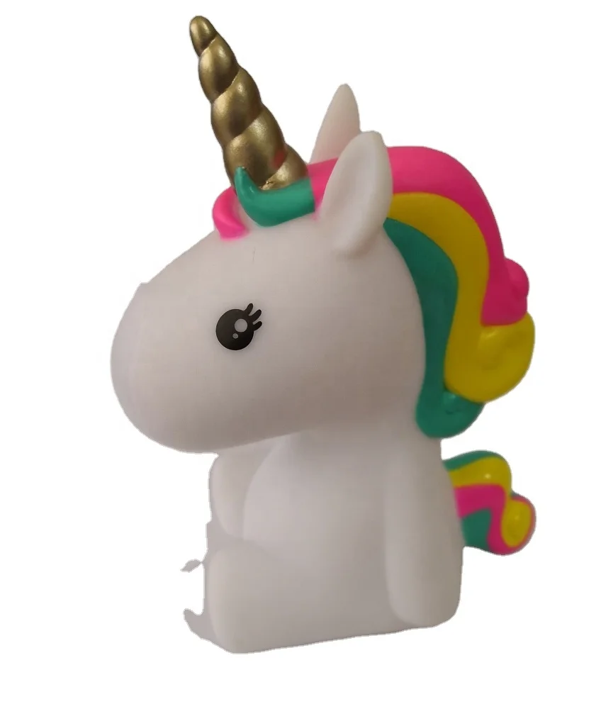 LED Flashing Unicorn toy Light Up UNICORN Led Toys Vinyl flashing gift unicorn tealight