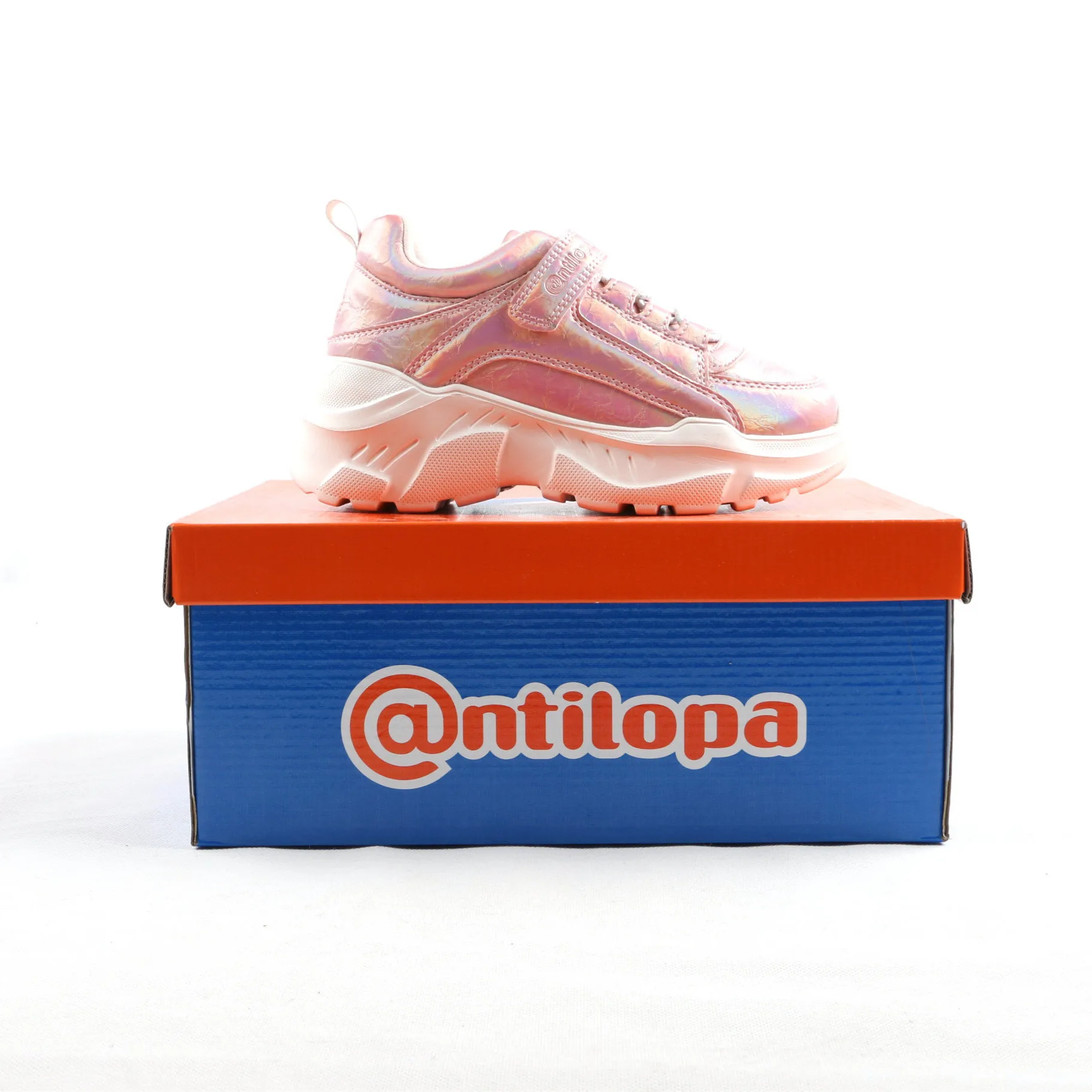 Ready to Ship Stock Cheap Fashionable Drop Shipping Children Girls Chunky Casual Sport Shoes