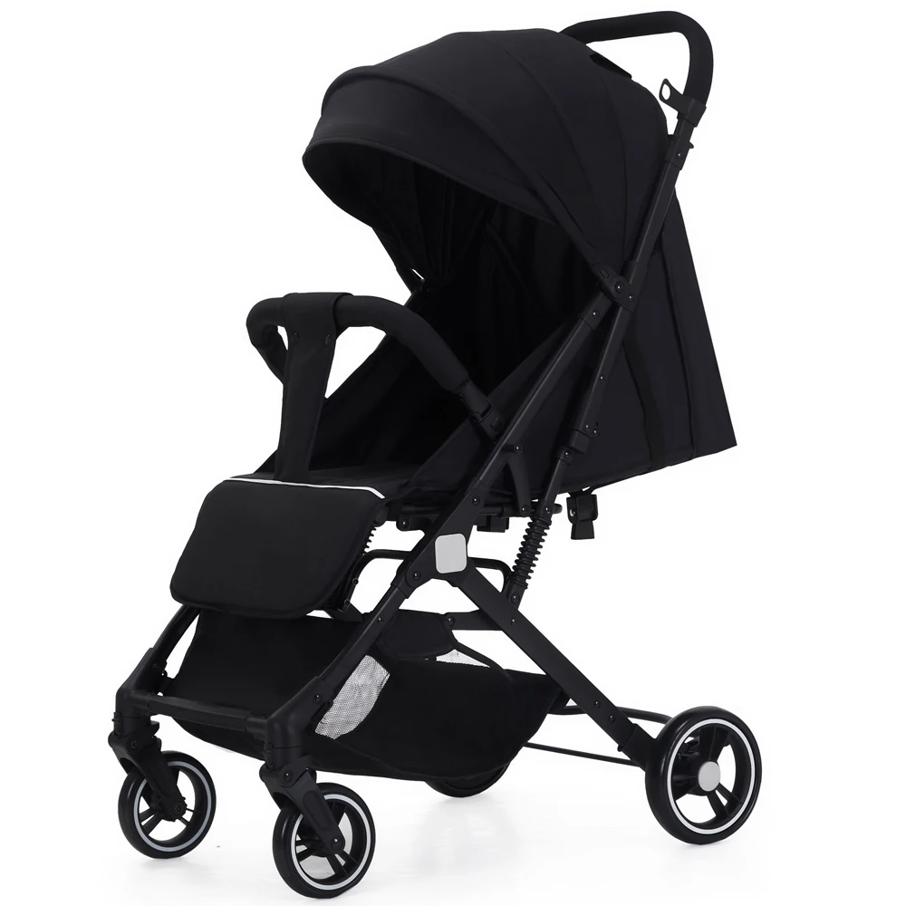 Wholesale Aluminum hight quality aulon leather baby pram luxury travel system Baby stroller 3 in 1