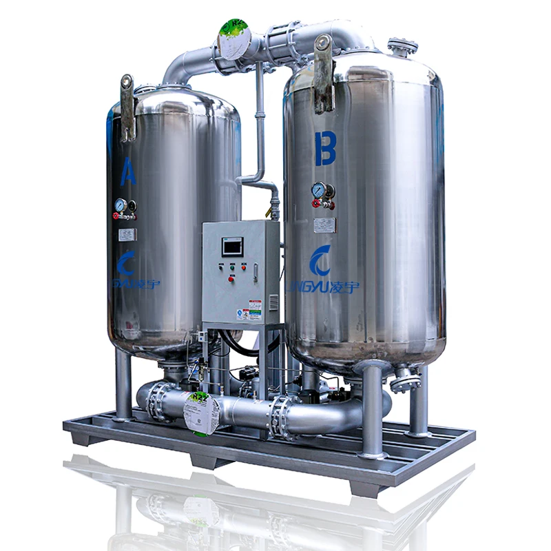 Lingyu Brand 4000 CFM сушилка для сжатого воздуха с подогревом регенеративный осушитель