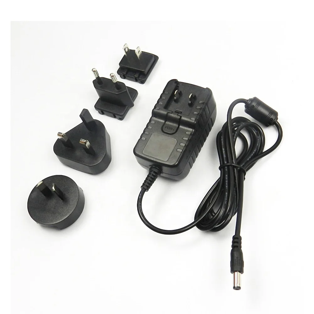 Passed All Certification Wall Mounted EU USA AU UK plug 12W DC12/24V 3Years Warranty LED adapter for LED strip light