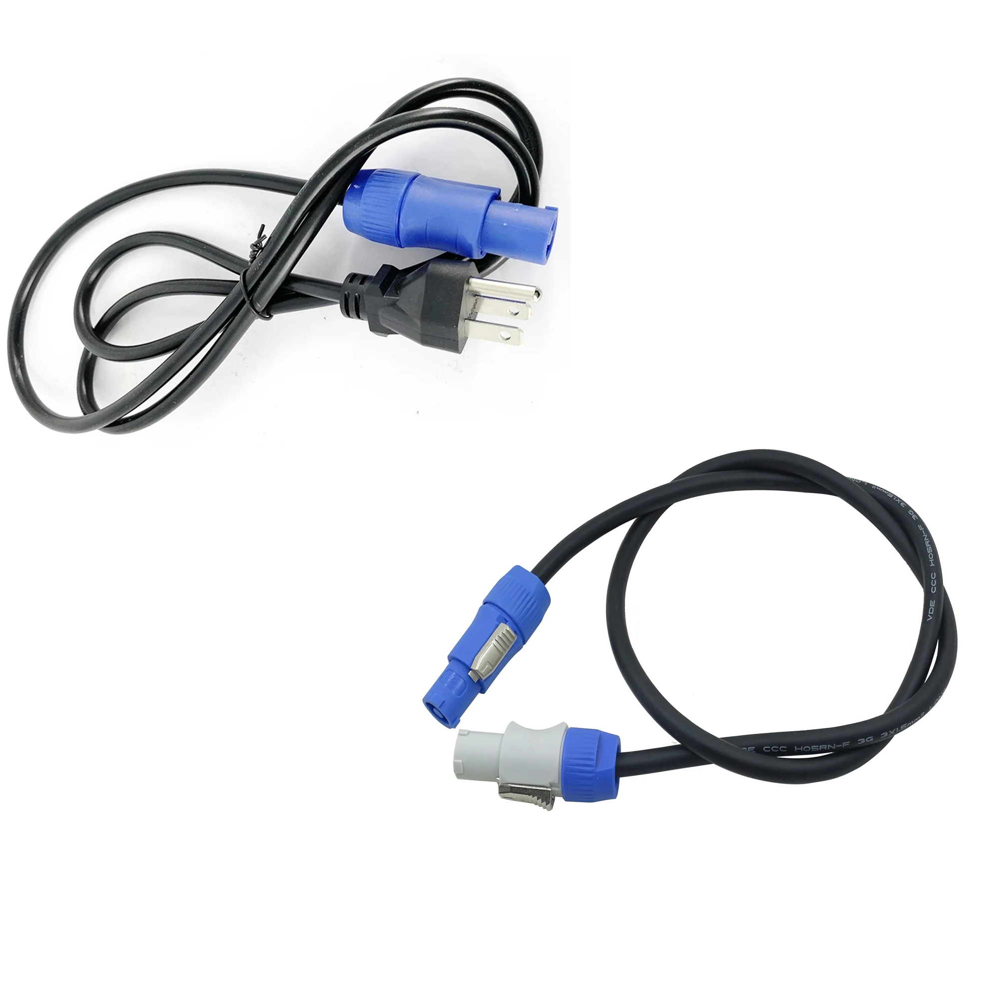 Power cable for stage lighting equipment