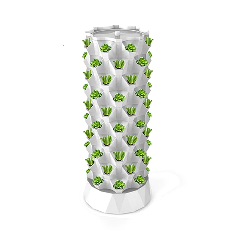 UKIOK Aeroponic Growing Towers  indoor Pvc Planting Type Hydroponics Vertical Garden Systems