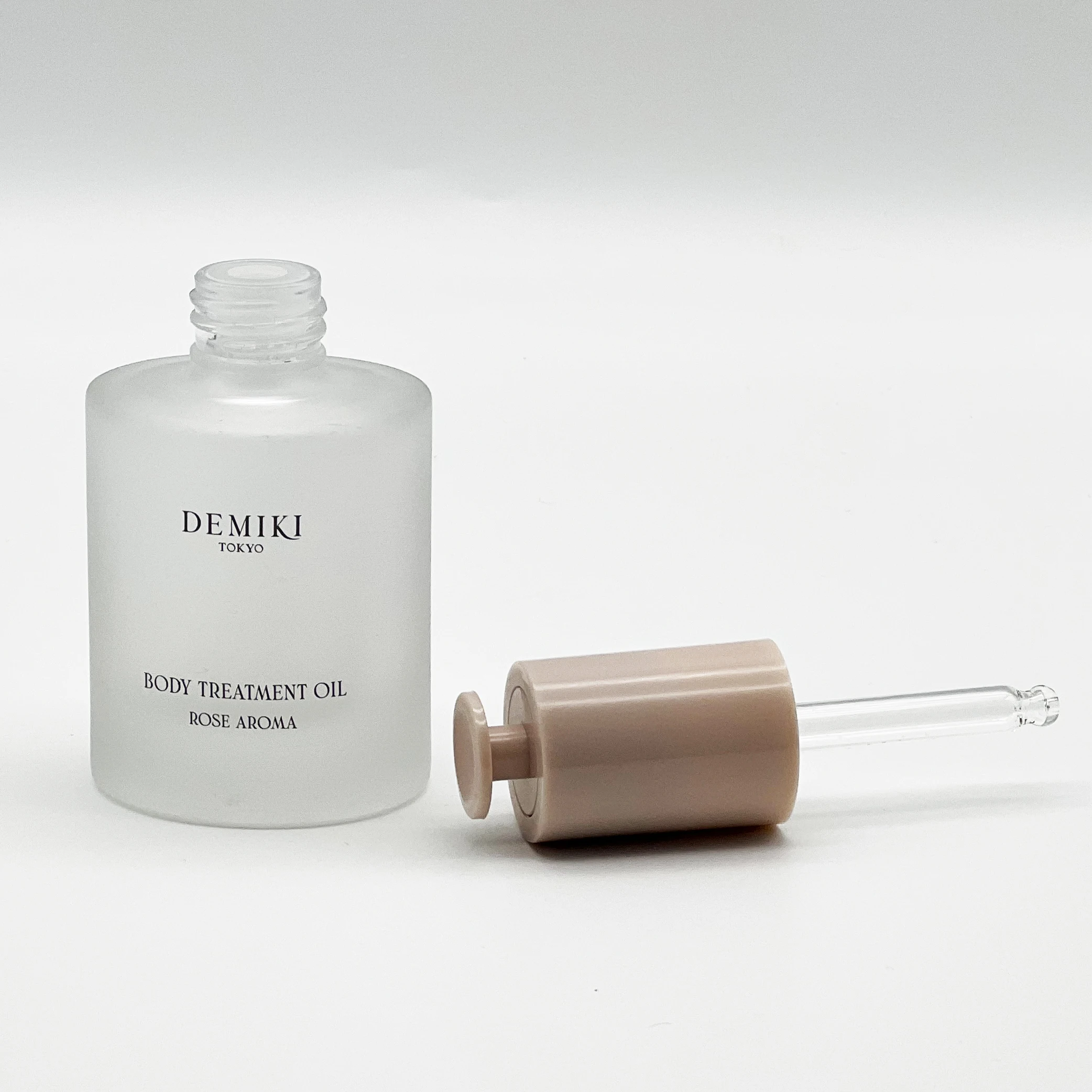 Luxury oval 1 oz 30ml serum essential oil bottles press type dropper cosmetic bottles glass