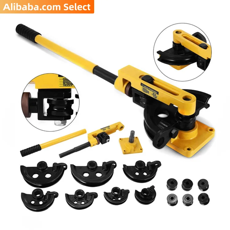 
Amazon Top Sales Heavy Duty Manual Pipe Bender Carbon Steel Pipe Bending Hand Tool 