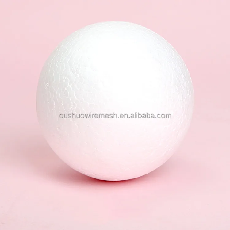 Craft Foam Balls White Styrofoam Smooth Round Balls for Home Easter Supplies School Arts Craft Project and Holiday Party