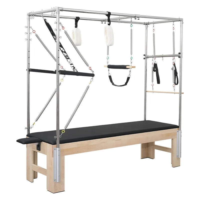 Balance Machine Maple Bed Trapeze Table Pilates Cadillac Reformer Maple Set Pilates Equipments Rocson Wooden Wooden Box Unisex