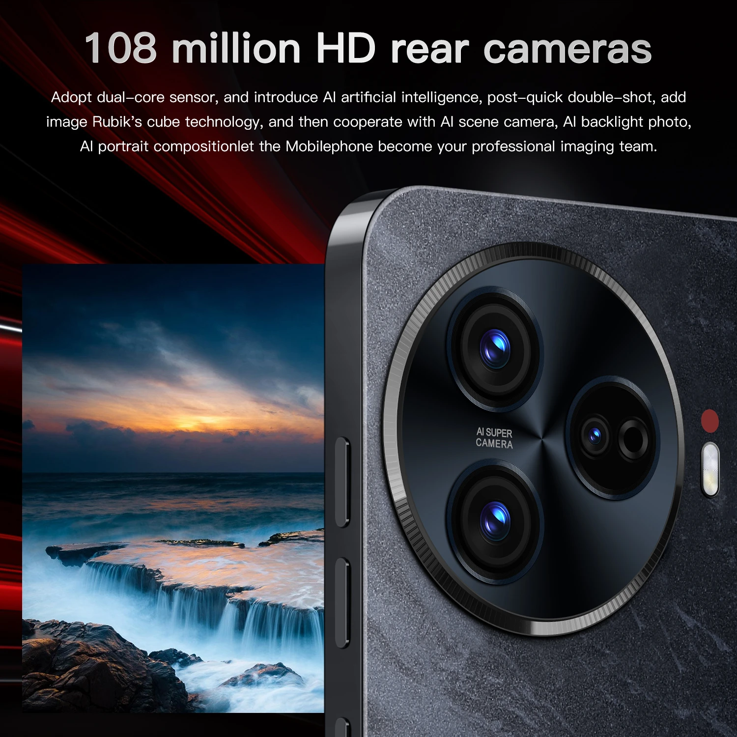 2024 Hot Sale Gooba Newest C30 Pro 3G Android Gaming Mobile Phone 6.5inch Global Unlocked Dual Sim Smartphone