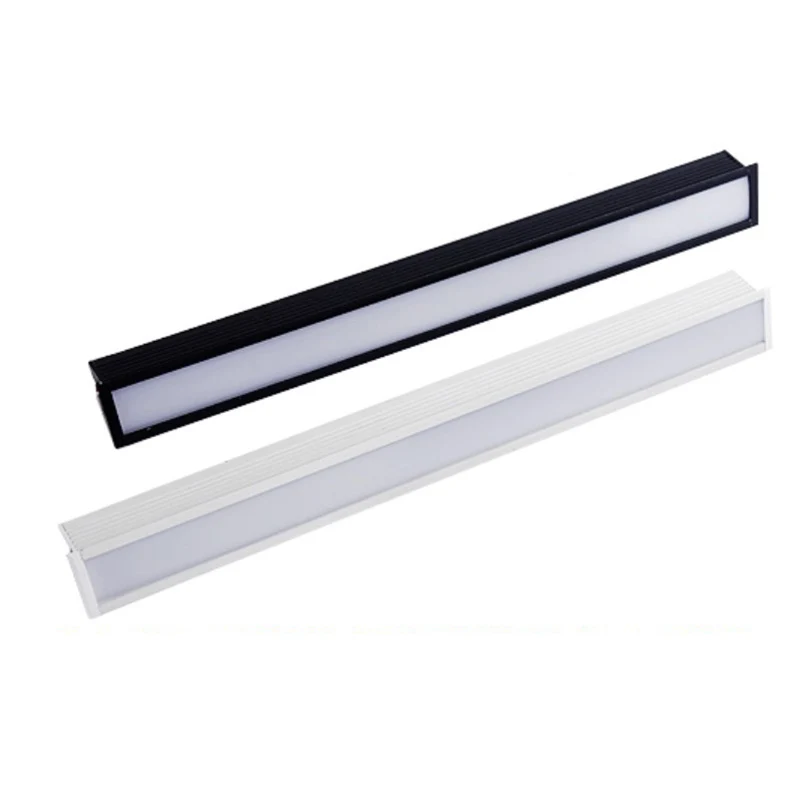 Recessed Frosted Diffuser LED Linear Light 5W 10W 15W 20W 30W 40W 45W LED Matrix Light Matt White and Matt Black