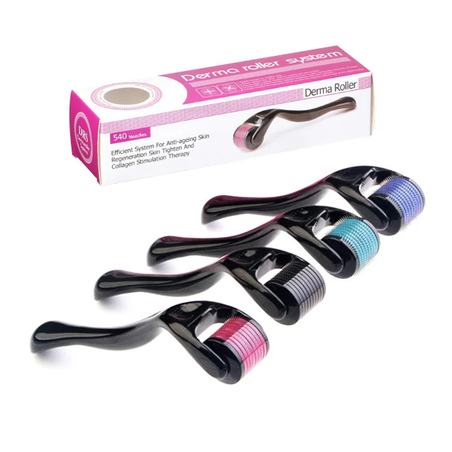 Professional Titanium Micro Needle 540 Microneedling Dermaroller Derma Roller