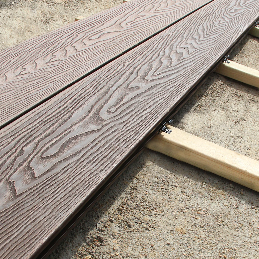 Foju WPC Garden Terrace Wood Plastic Composite Panel Swimming Pool Decking Outdoor Floorings WPC Decking