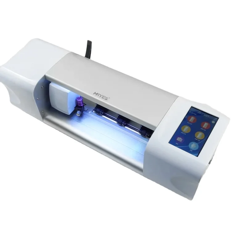 Mobile Phone Plotter TPU Sheet Raw Material Cutting Machine Cut Different Phone Protectors