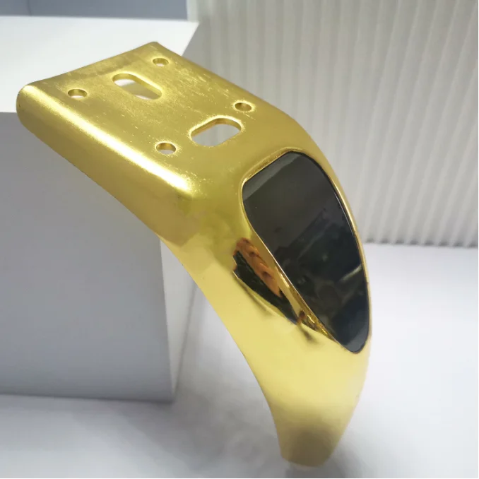 Modern Luxury Chrome Side Bedside Bench Feet Steel Gold Metal Furniture Bed Cabinet Sofa Legs For Sofa