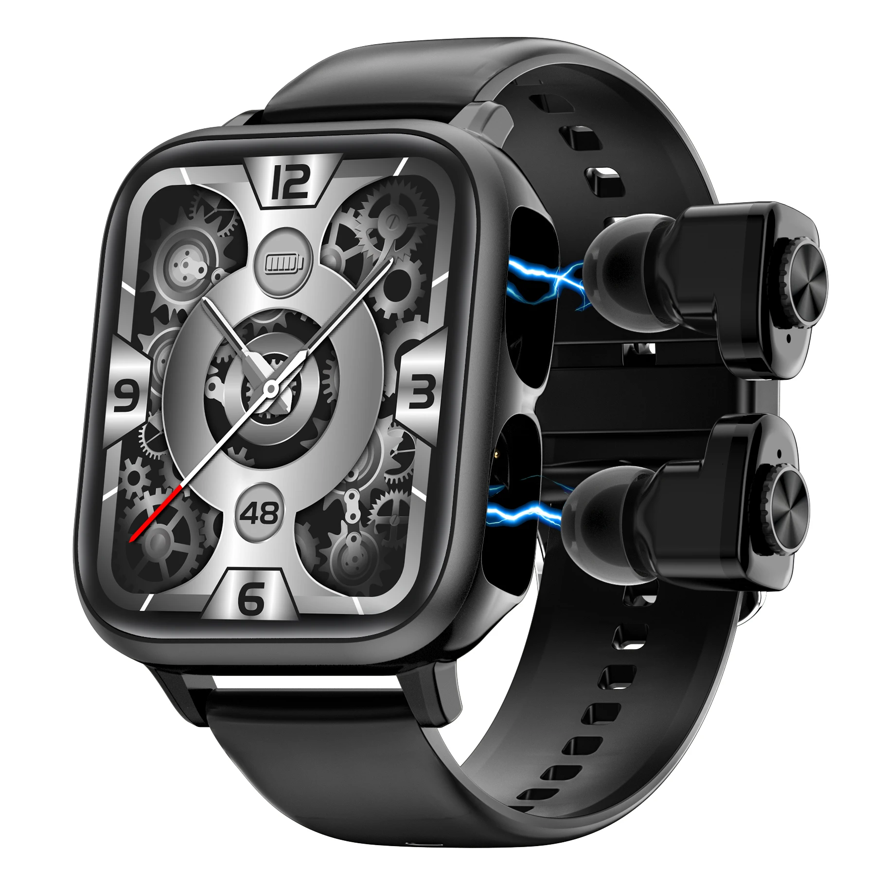 New Arrivals Smart Watch With Earbuds Earphone Two In One Smart Watch Wireless Earphone Smartwatch Tws Earphone