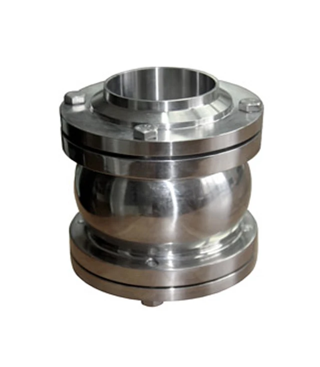 Yuanan RF Sanitary Ball Check Valve Stainless Steel SS304 SS316 YNG-Q Ball Check Valve sanitary Ball Non-return Valve