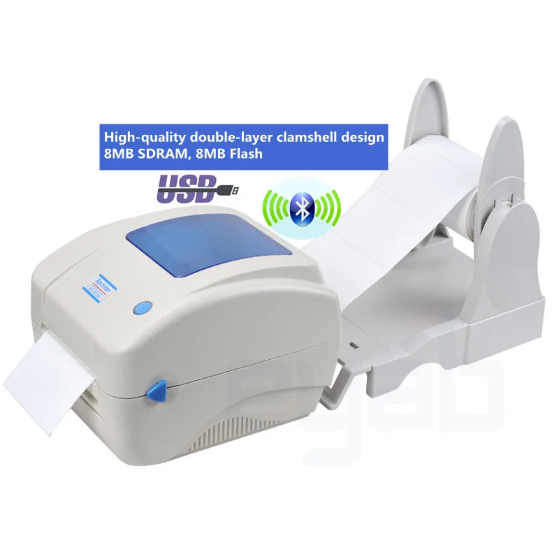 XP-490B Xprinter 4inch 4x6 USB desktop direct thermal barcode sticker shipping label printer designed for express