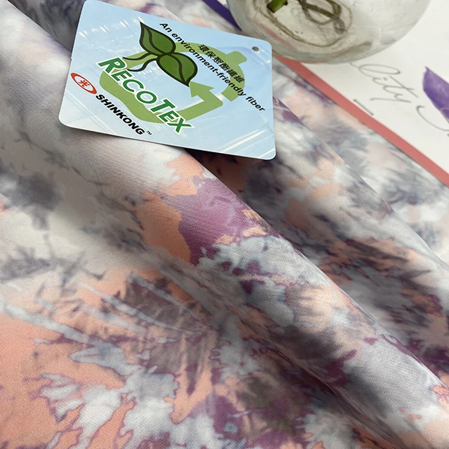 
Super Quality 100% Rpet Fabric Recycled 260T Ponee Fabric For Sports Wear 