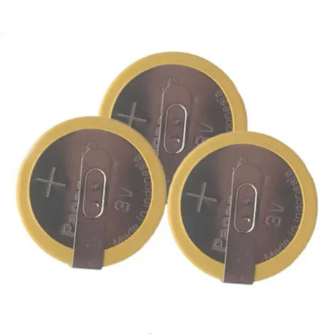 Factory price  3V Lithium Button Coin battery CR2032 Primary Batteries Cr2032 with Solder Tabs pins