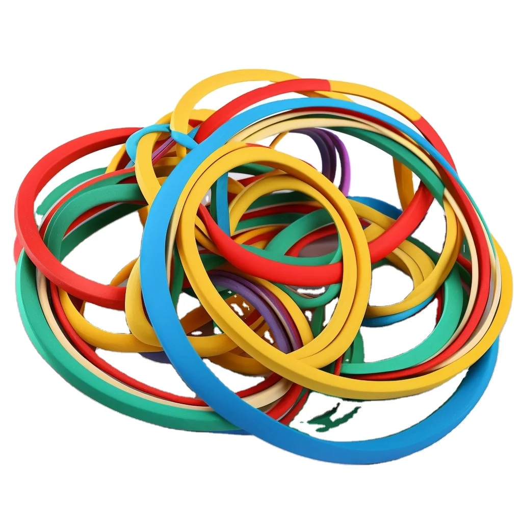 Color round rubber band high elasticity high temperature resistance