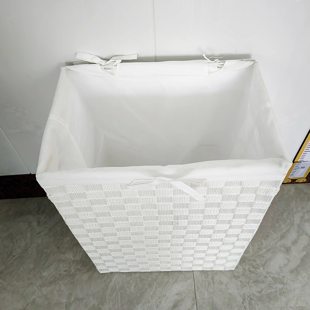 Portable clothing collapsible laundry storage box organizer large capacity foldable hamper laundry basket with handle