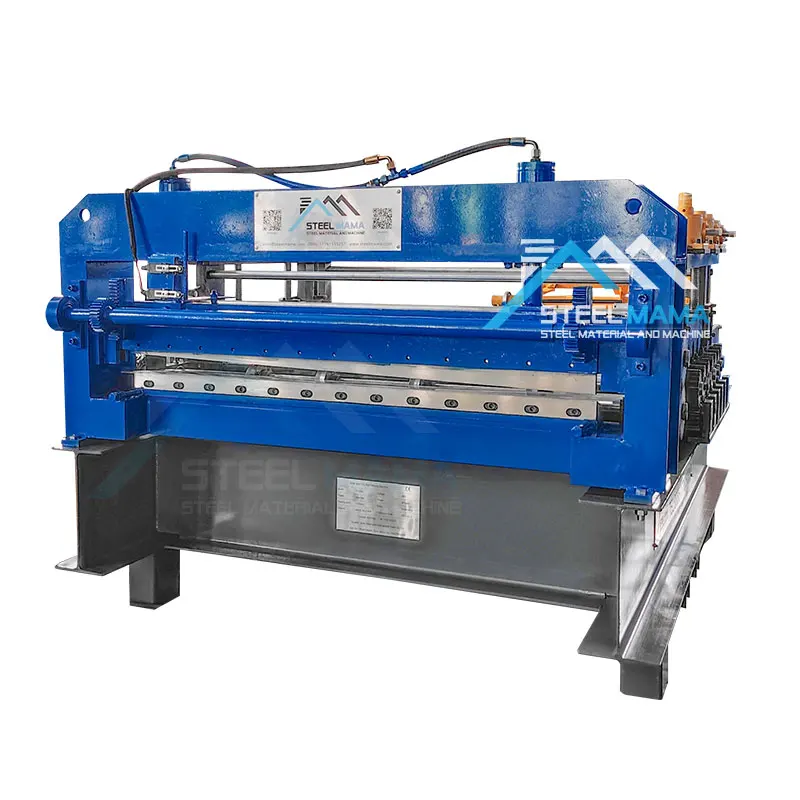 High speed full automatic color steel metal iron sheet  leveling and slitting machine