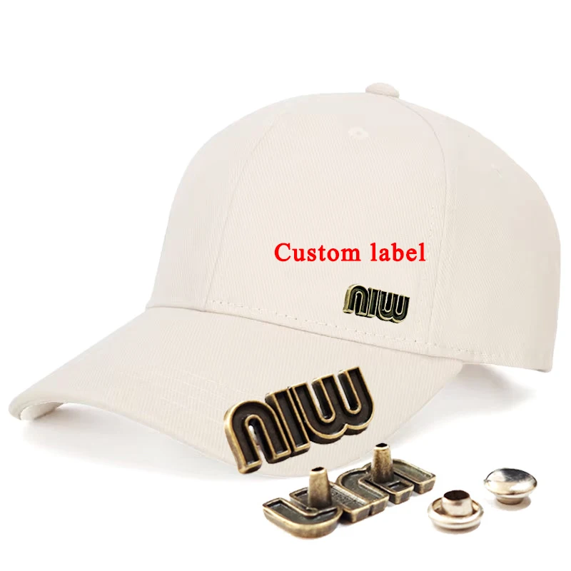Decorative design custom garment metal brand logo metal clothing labels label metal bag tags
