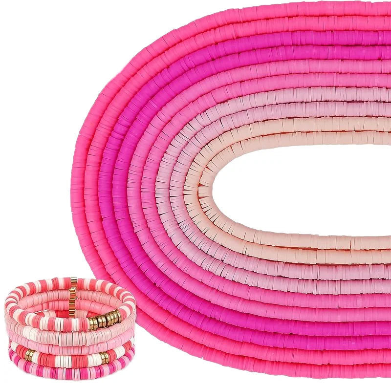 Хит продаж 6 мм плоские круглые бусины из полимерной глины DIY керамические украшения для сережек ожерелья браслеты свободные оптом