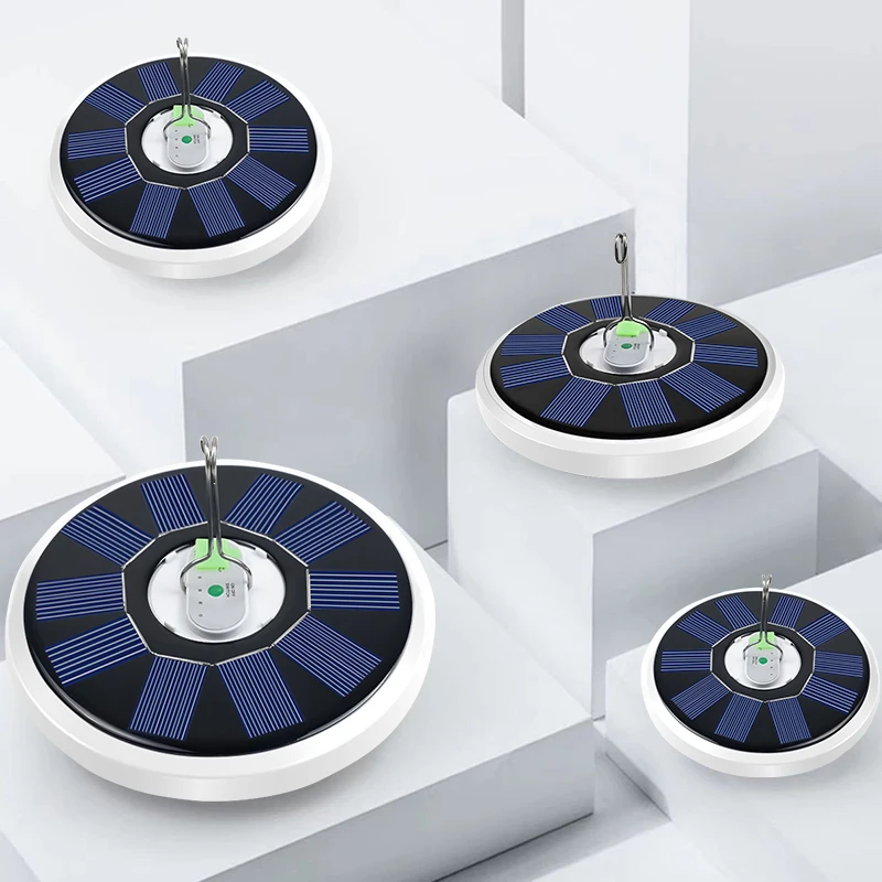 Outdoor LED emergency lights adjustable garden flag pole light waterproof solar led camping light