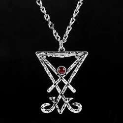 Hot TV Supernatural Lucifer Sigil Necklace for Women Men Accessories