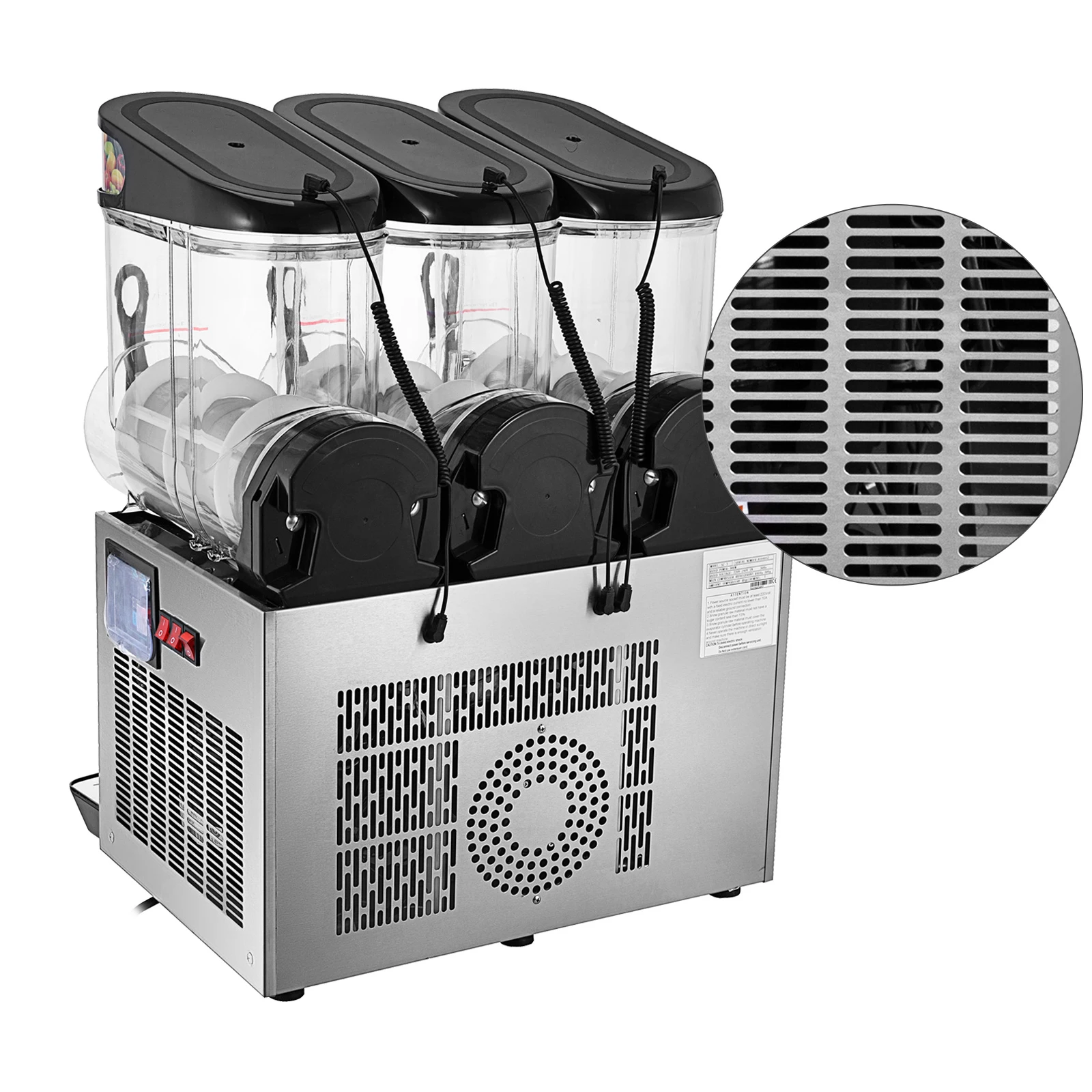 Restaurant Commercial 12L*3 Ice Slush Machine/Slush Syrup/Slush Puppy Machines For Sale