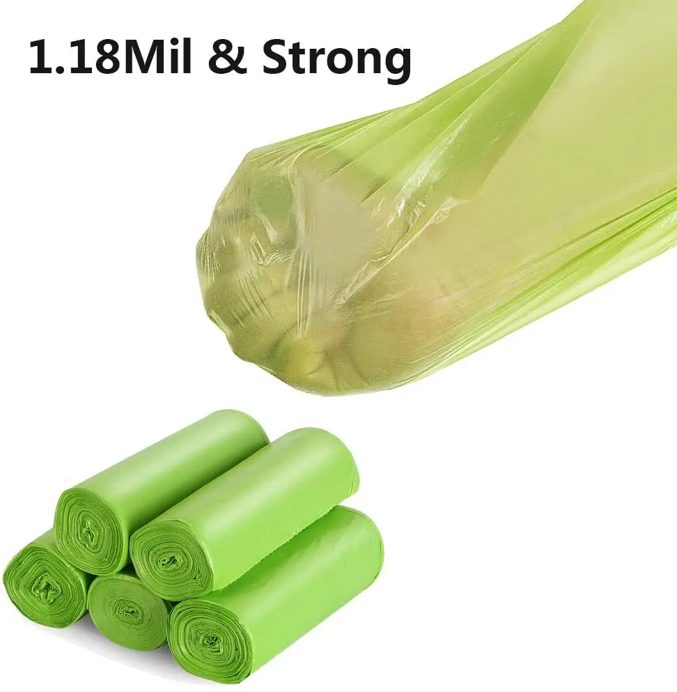 Biodegradable Trash Bags, 13-15 Gallon Recyclable Trash Bags Compostable Garbage Bags