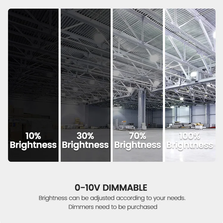 3/5 years warranty led highbay lamp 100w 150w 200w 240w ETL DLC SAA TUV CB IP65 factory warehouse dimmable UFO high bay Light