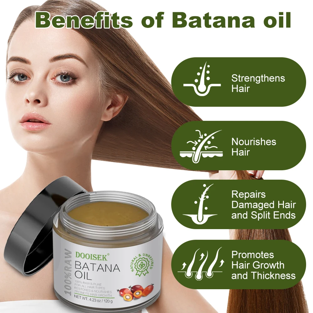 Hot Products 100% Pure Batana Oil Organic jojoba oil Natural Promote Hair Growth Batana Oil Butter For Hair Regrowth