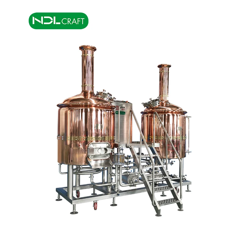 Copper Brew Kettle and Conical Fermenter Copper Beer Brewing Kettle Micro Brewery Equipment for Sale 500L