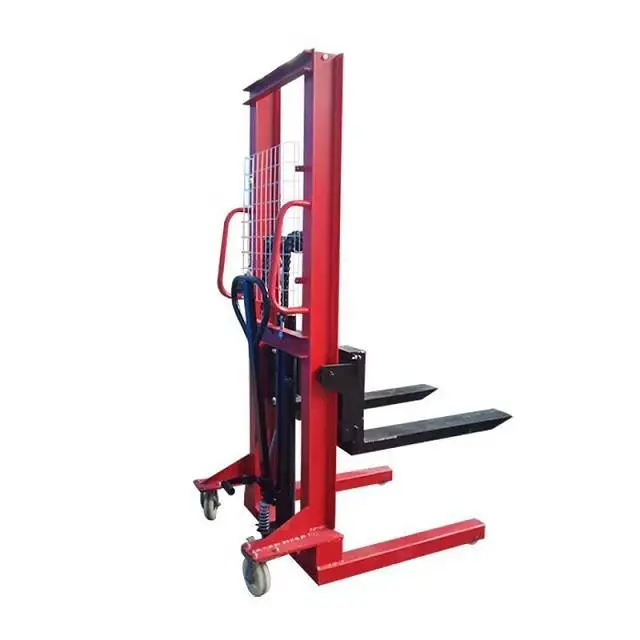Tzbot Forklift Semi-electric Stacker Light Mini Lifting Platform Load 400kg 1.5
