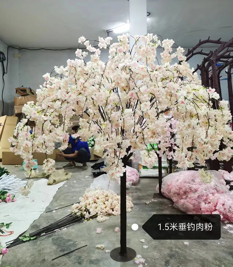 DREA 1.5 meters indoor decorative artificial cherry blossom tree wedding tree